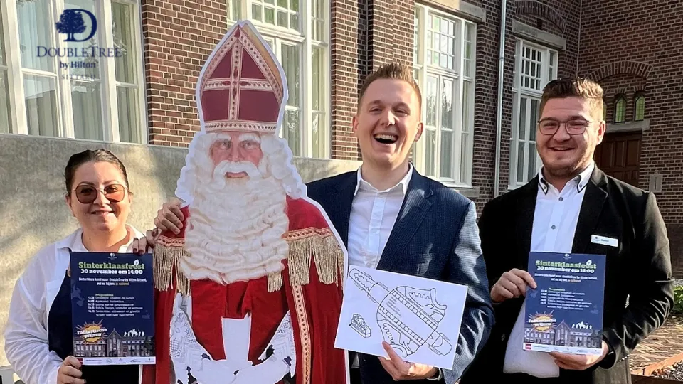 sinterklaas naar double tree hilton
