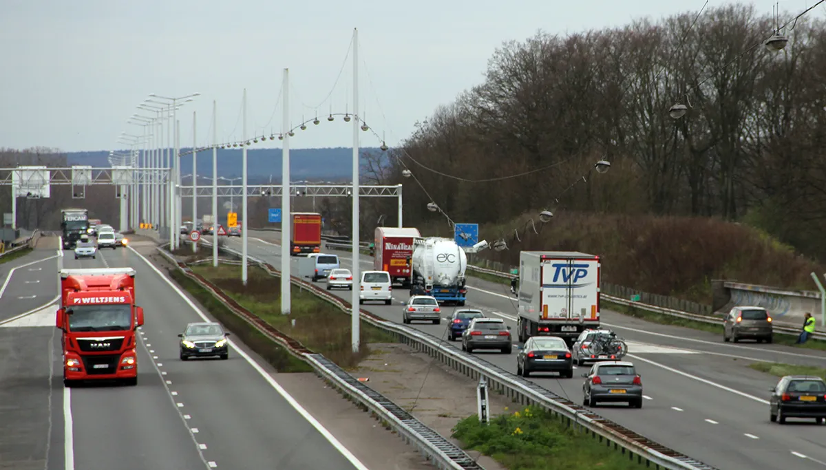 snelweg stein richting belgie vrachtverkeer