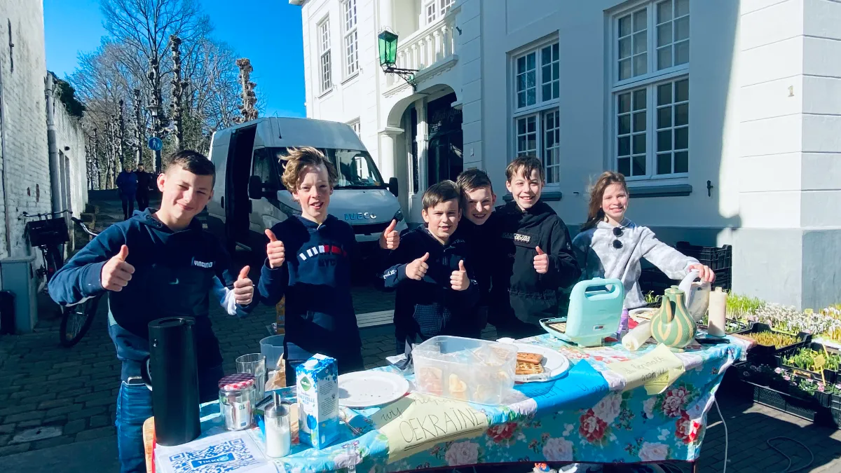 spontane actie voor oekraine