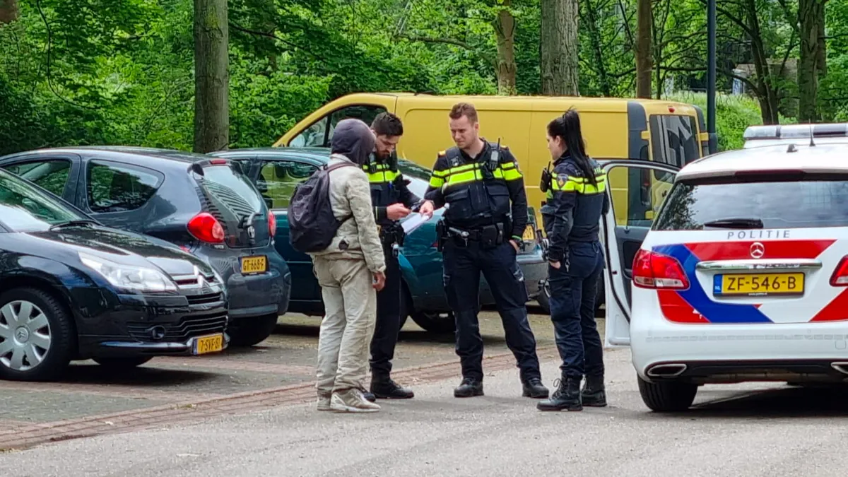 spoorloper aangehouden en weer losgelaten
