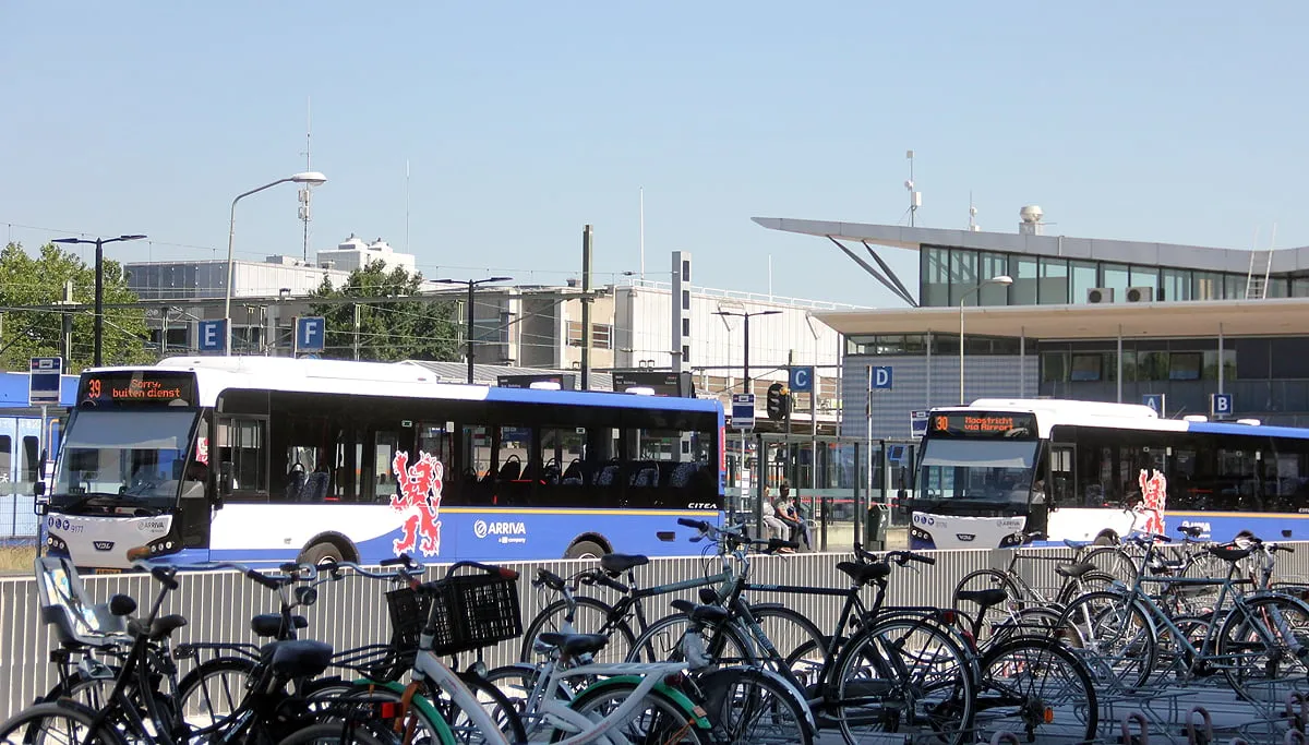 staking arriva toch bussen op station sittard
