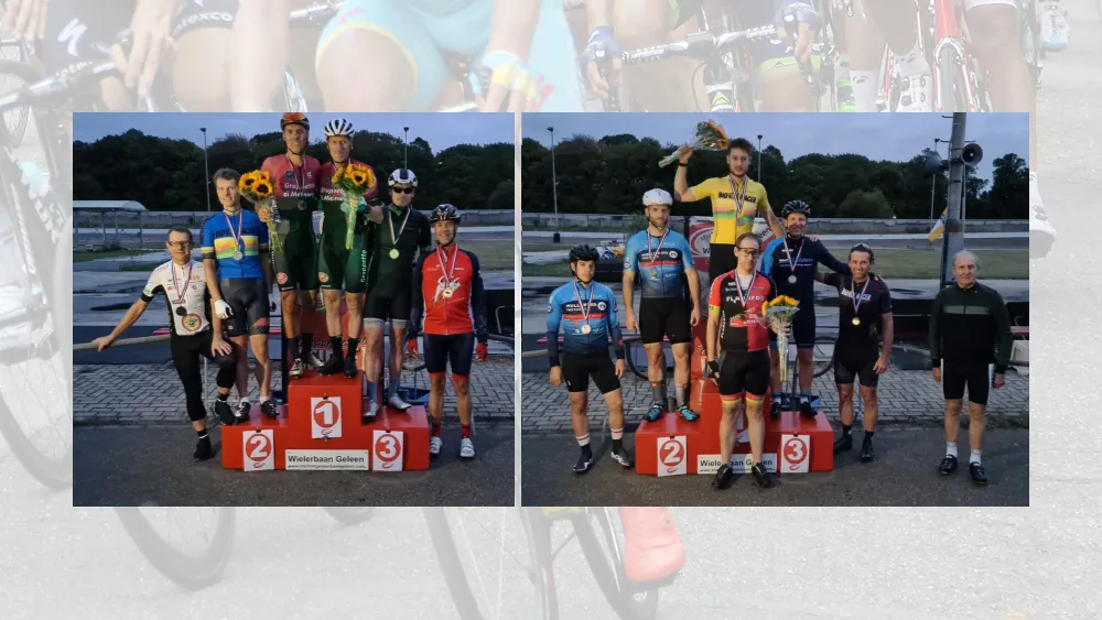 strouken koppelkoers geleen wielrenners in peloton benen en sturen
