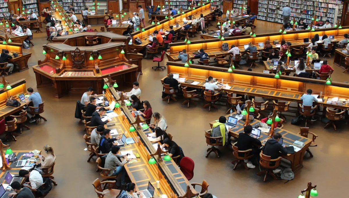 studiezaal studenten