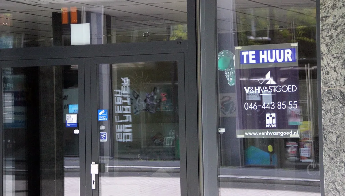 te huur leegstand leegstaand winkelpand
