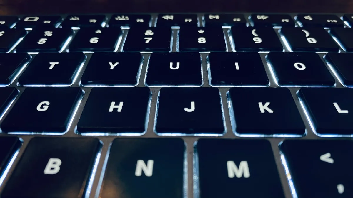 toetsenbord met verlichte toetsen