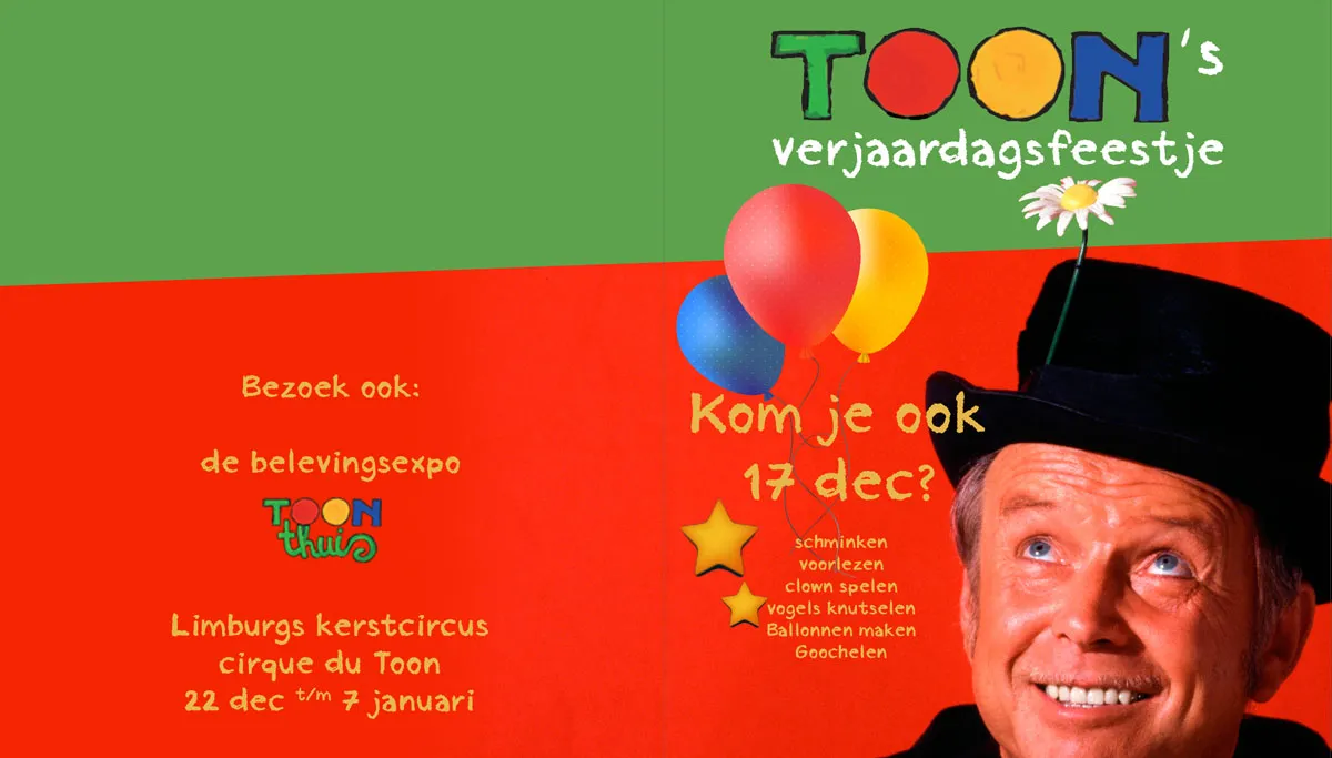 toons verjaardagsfeestje