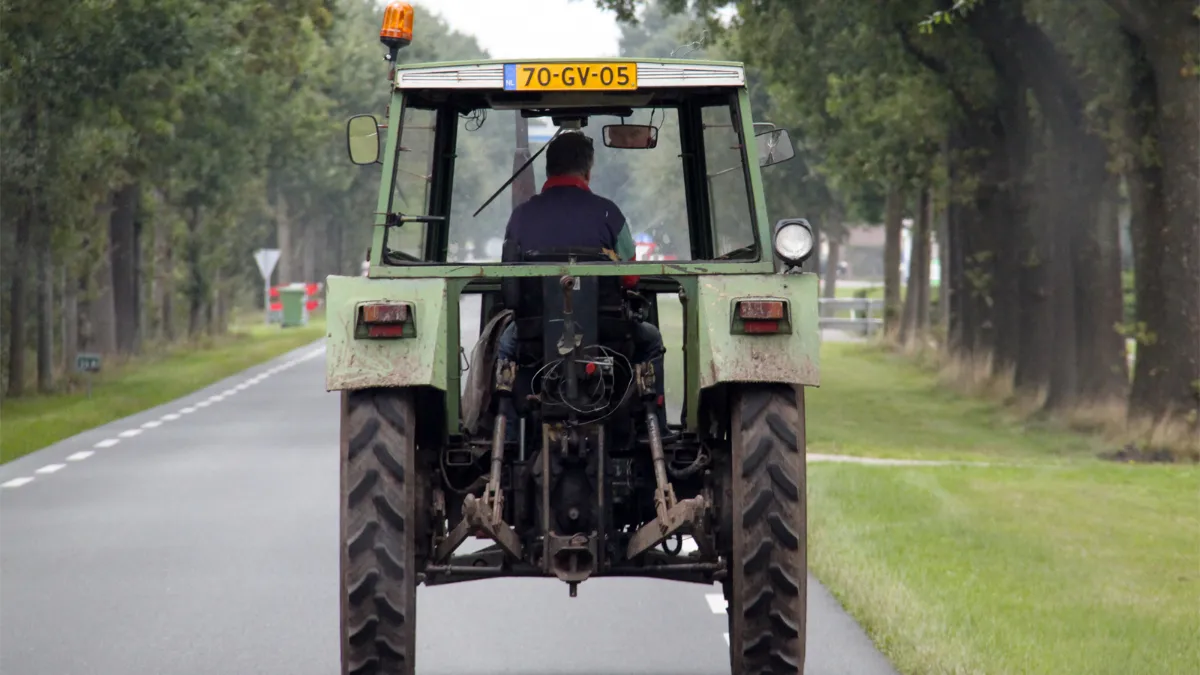 tractor met kenteken