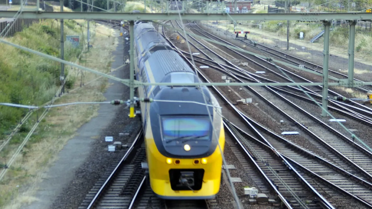 trein bij station sittard
