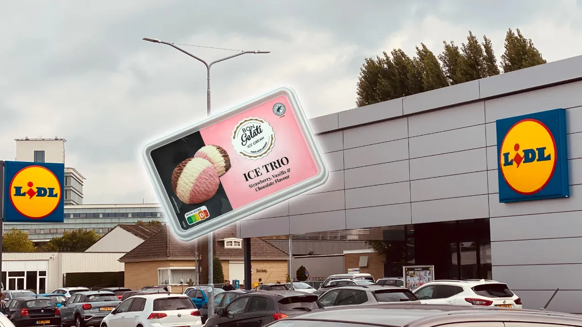 tri colore gelato lidl supermarkt sittard