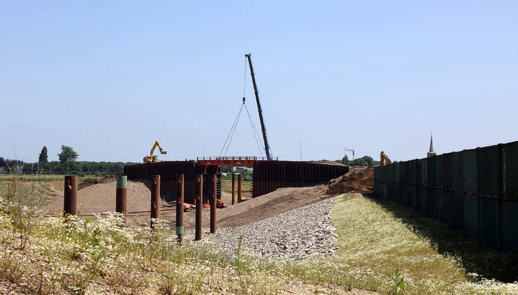 trieveld brug parallelweg grevenbicht roosteren