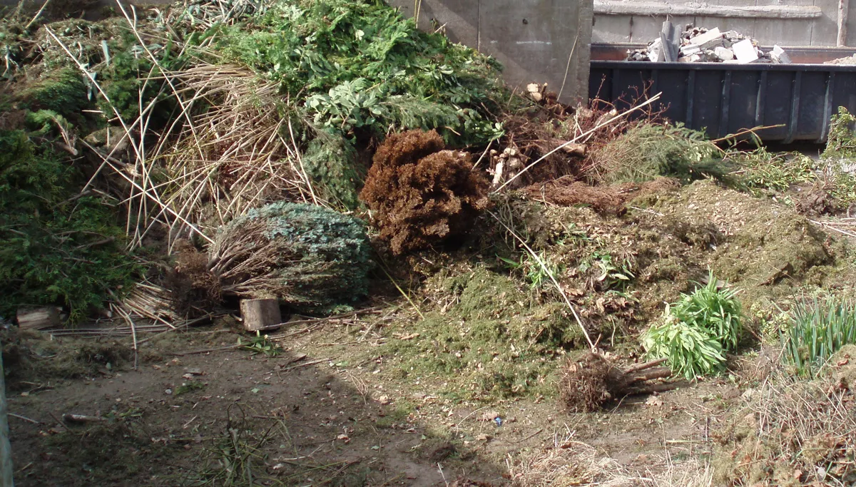 tuinafval naar milieupark