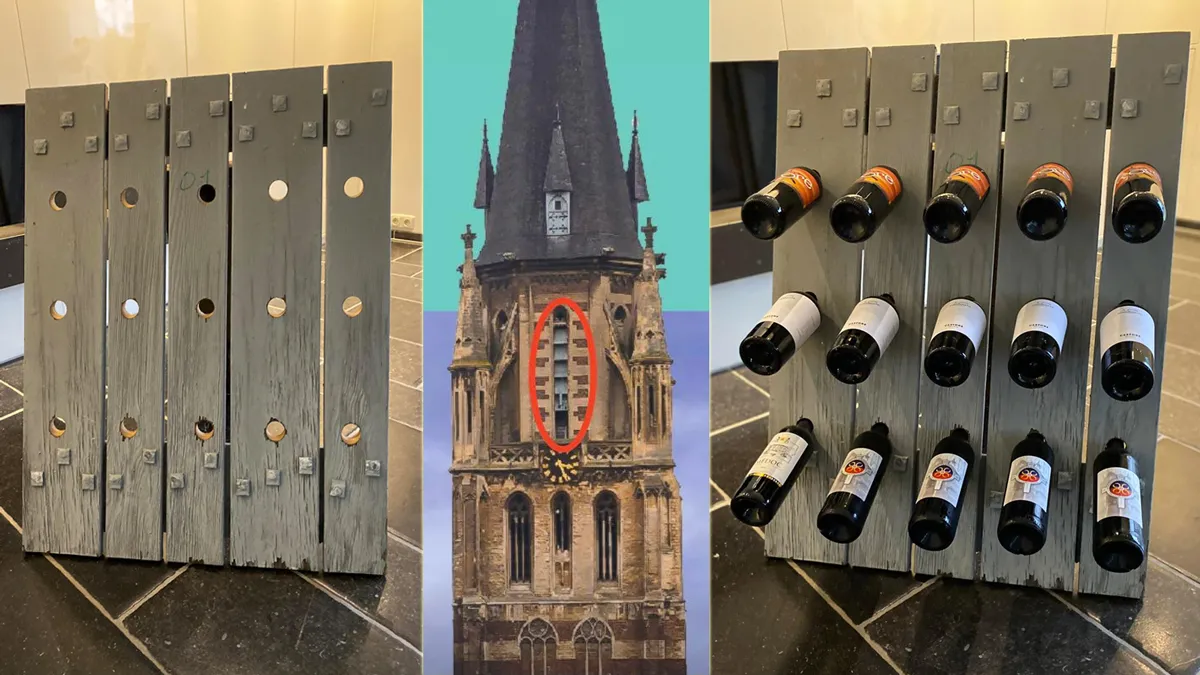 unieke wijnrekken toren sittard