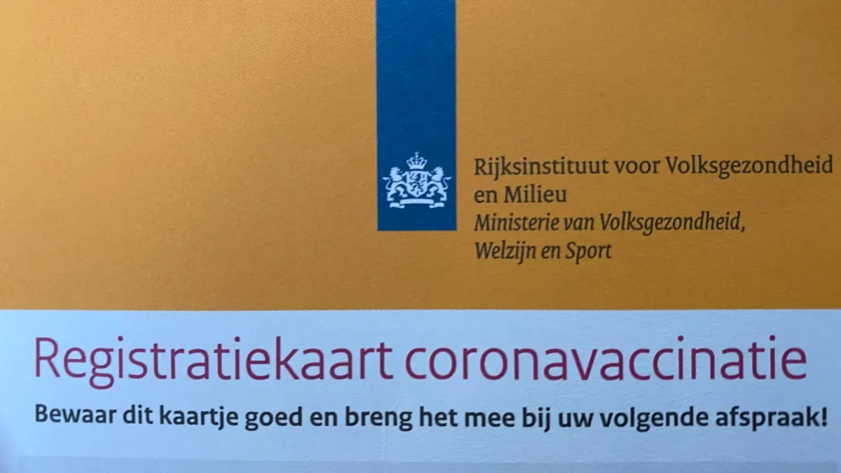 vaccinatiekaart