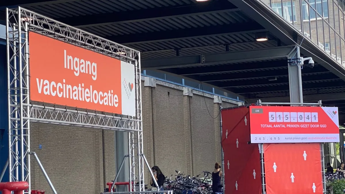 vaccinatielocatie mecc maastricht dd 9 juli 2021