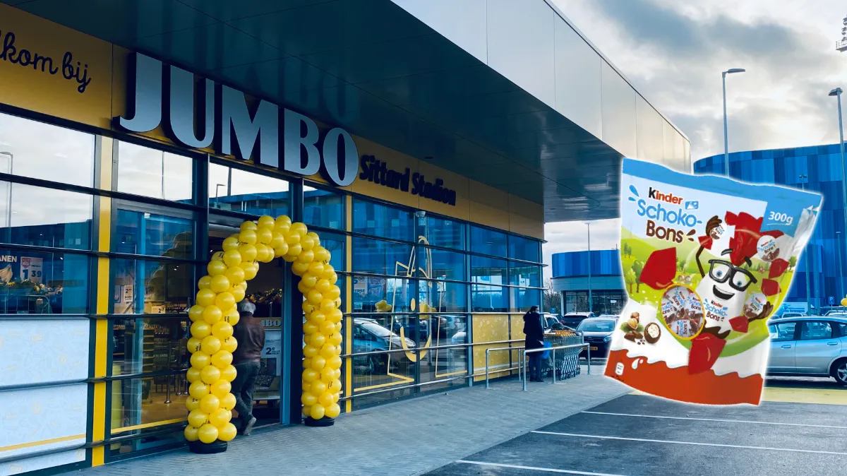 veiligheidswaarschuwing schokobons ferrero jumbo