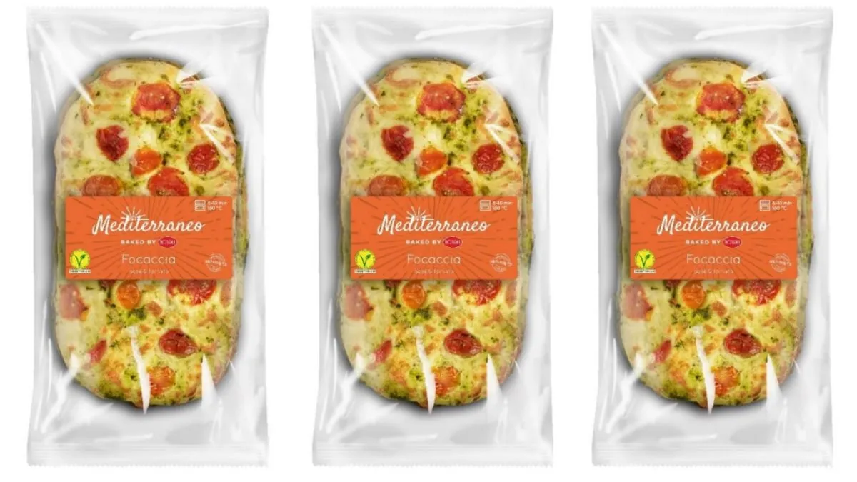 veiligheidswaarschuwing voor focaccia