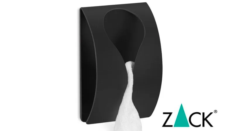 veiligheidswaarschuwing voor zack handdoekklem