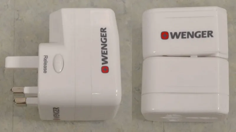 veiligheidswaarschuwing wenger adapter