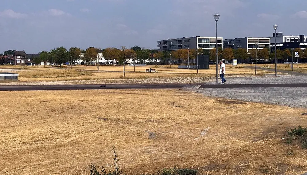 verdorde noordelijke schootsvelden sittard 24 juli 2018