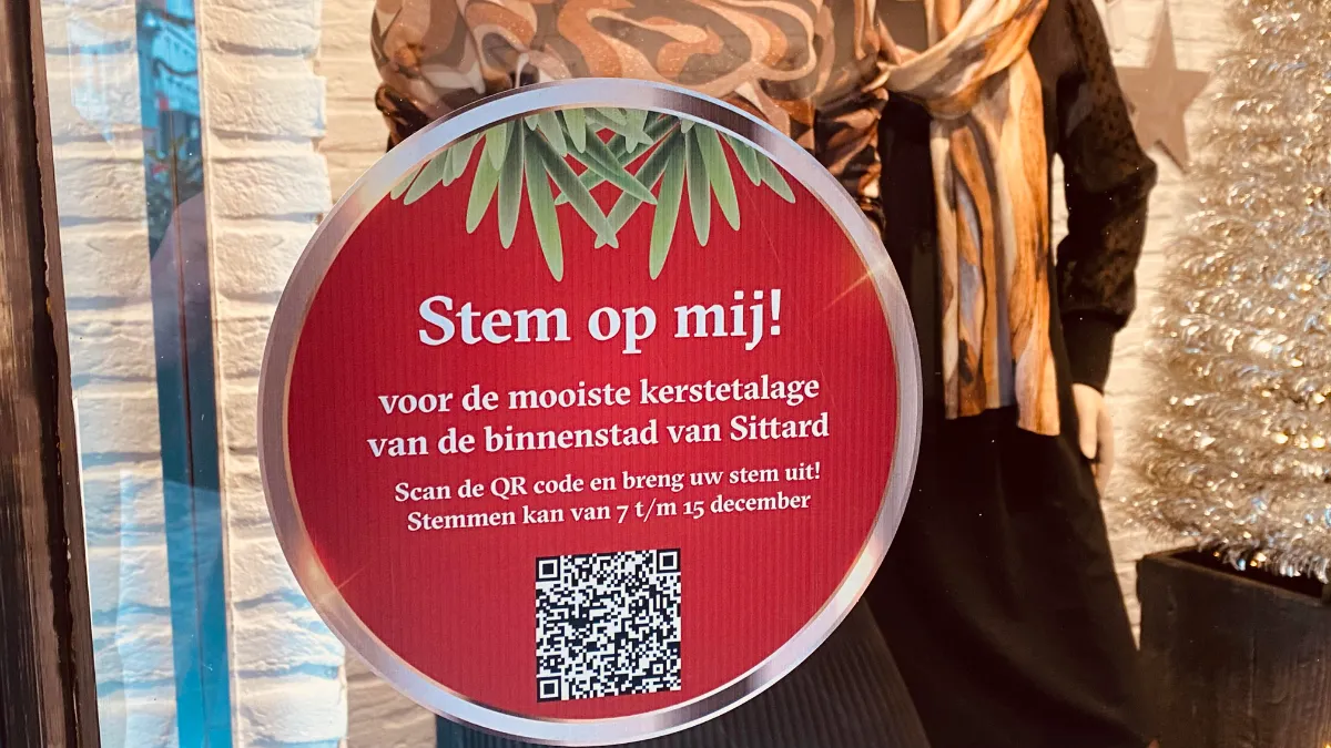 verkiezing mooiste kerstetalage sittard