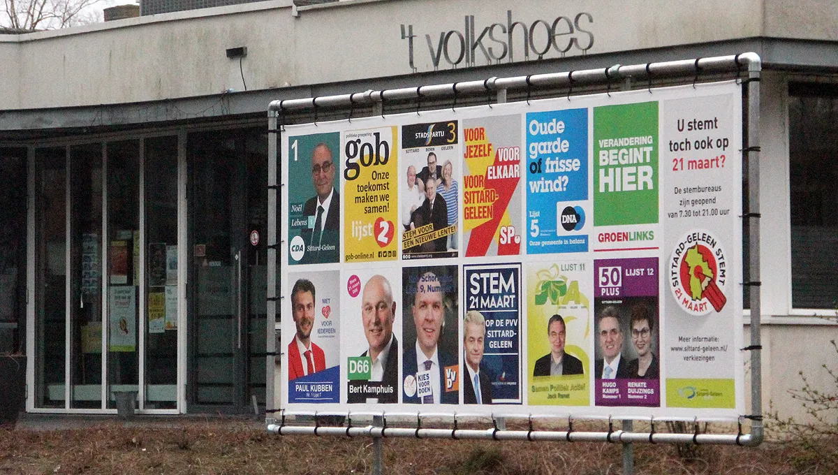 verkiezingen affiches volkshoes