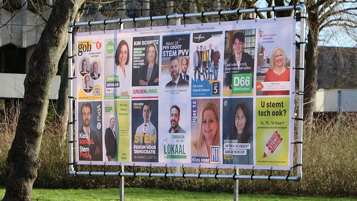 verkiezingsposters raadsverkiezingen 2022 sittard 1