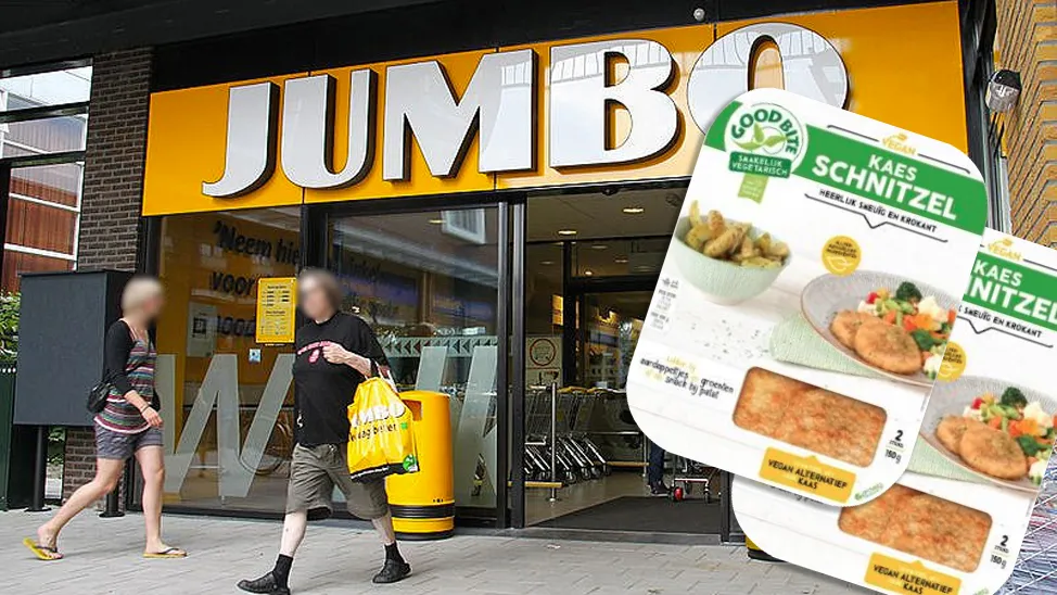 verpakkingsfout kaesschnitzel jumbo entree supermarkt