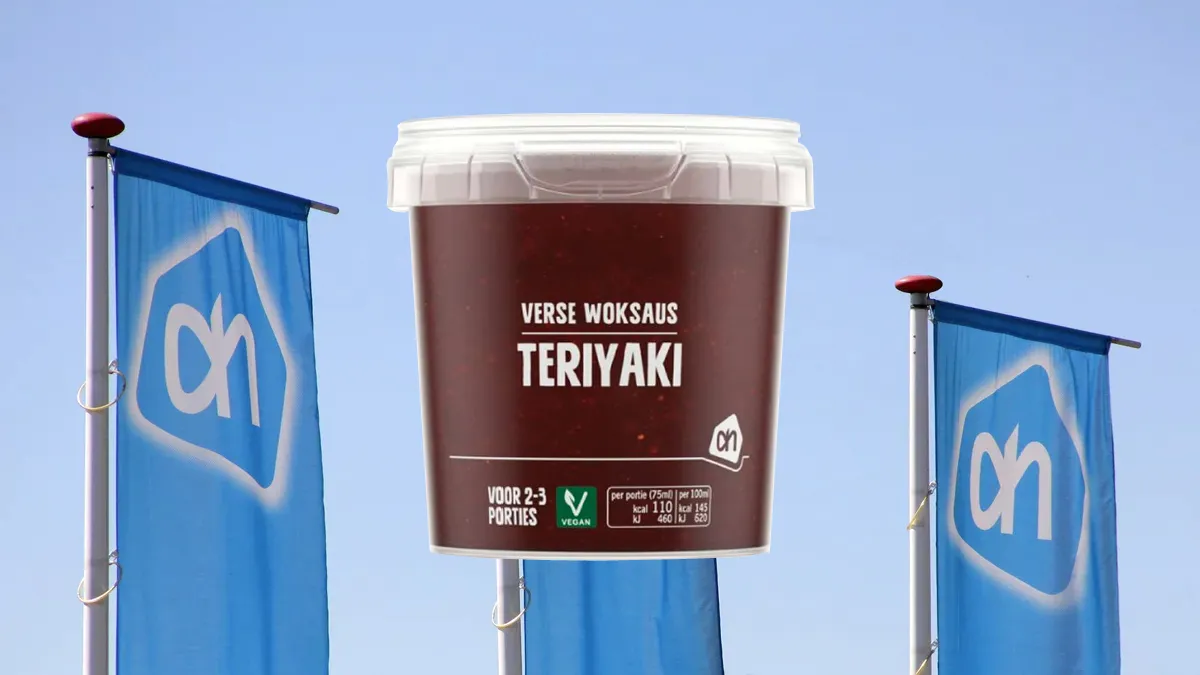 verse woksaus teriyaki vlaggen albert heijn