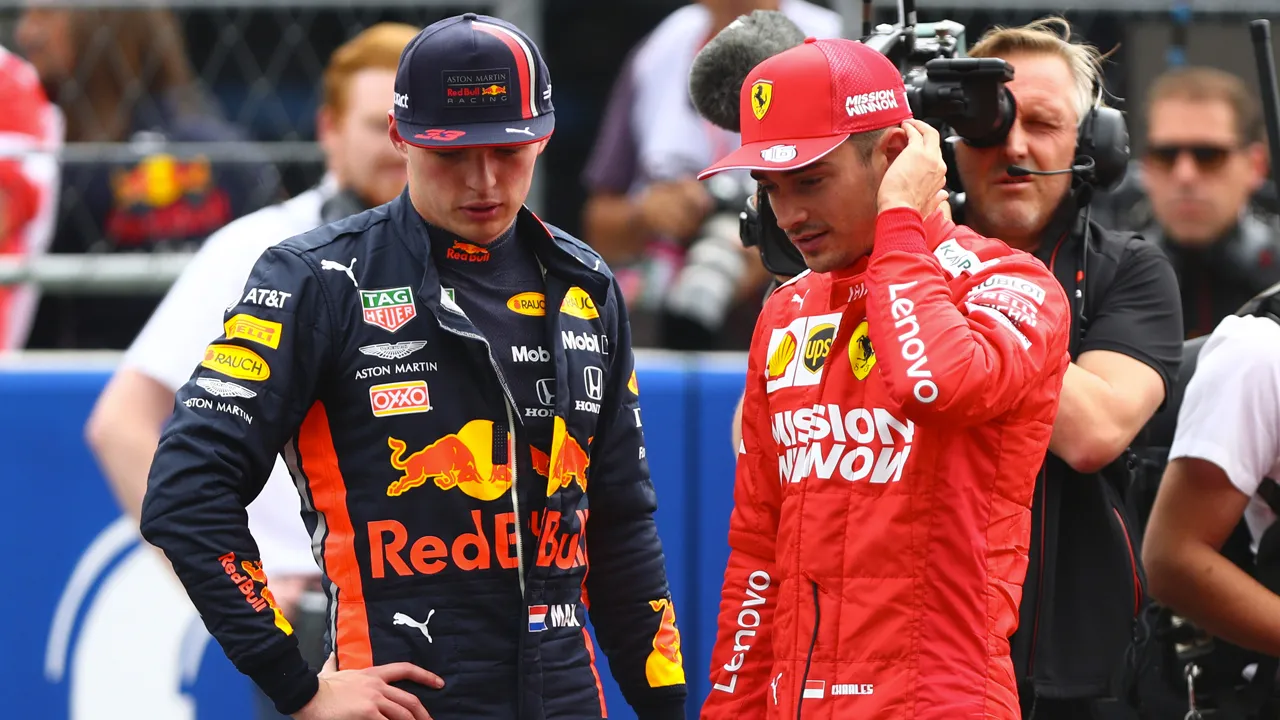 verstappen en leclerc