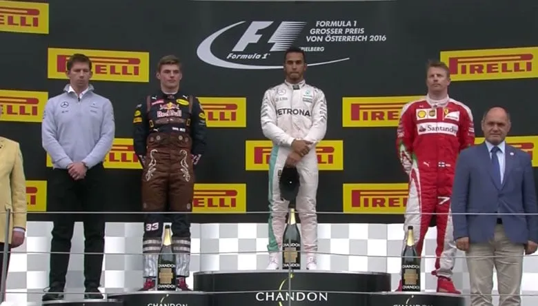 verstappen tweede in gp oostenrijk