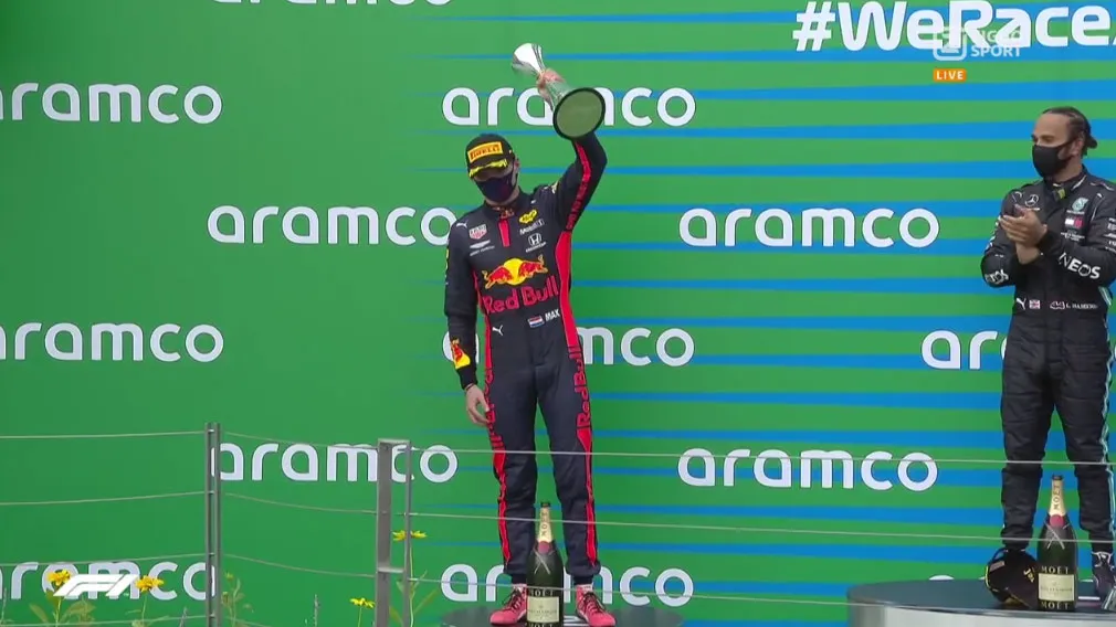 verstappen tweede in hongarije
