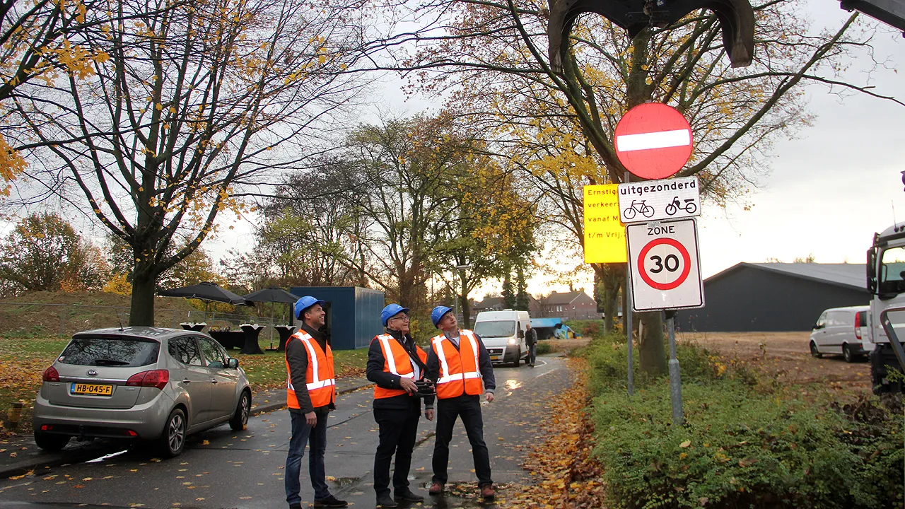 via timmers verkeersbord weggehaald 1