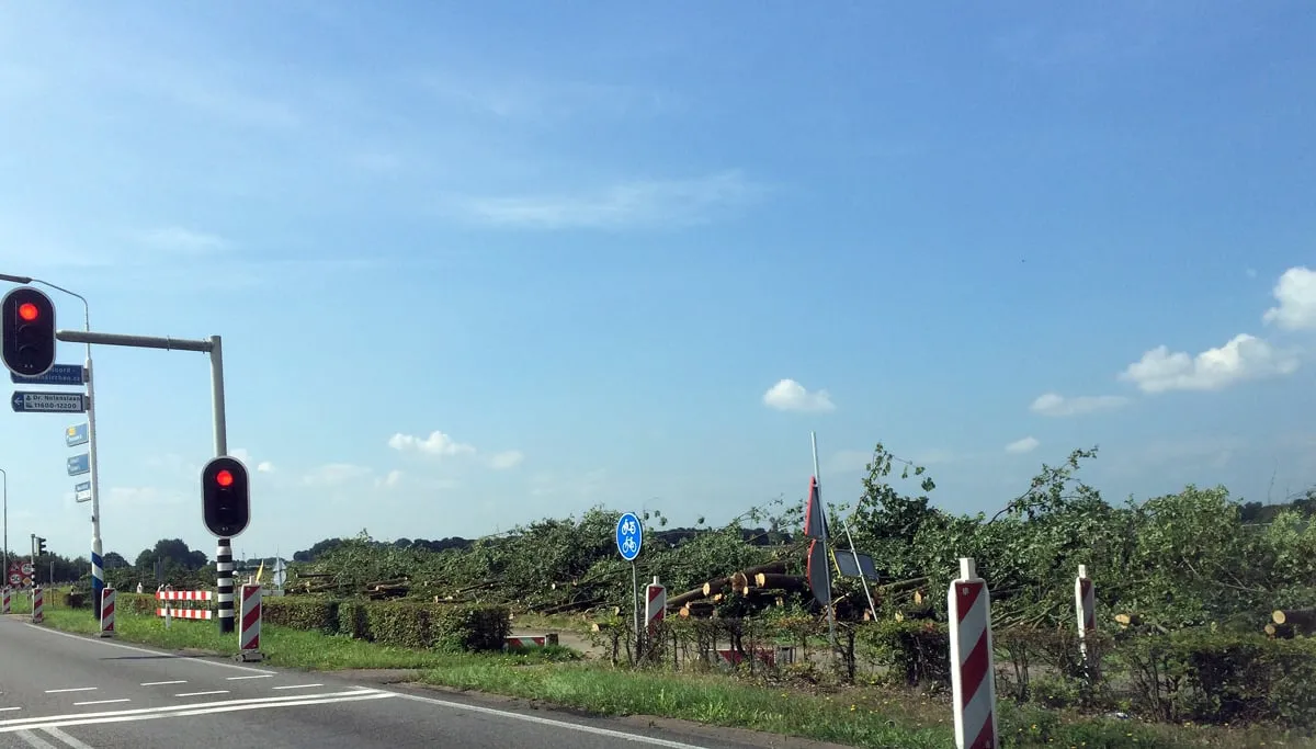 voorbereidingswerk ongelijkvloerse kruising n276 en nolenslaan