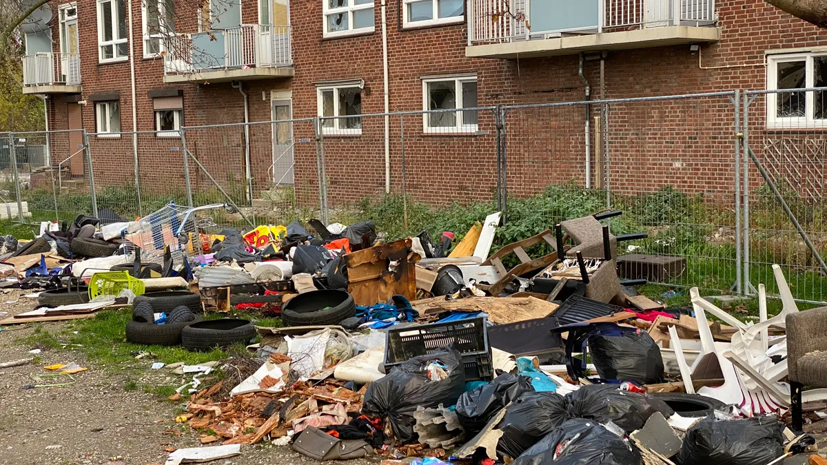 vuilstort in stadbroek