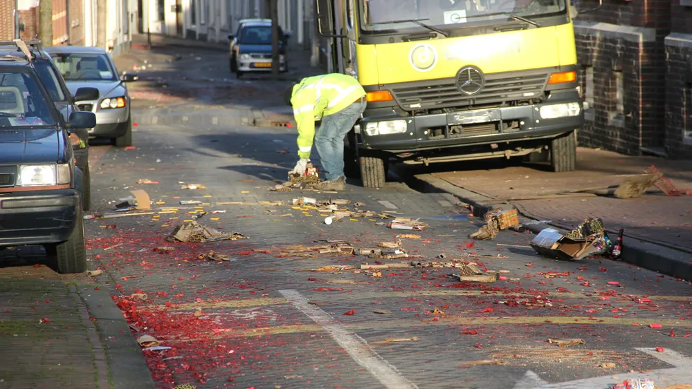 vuurwerk troep 2013 2014 putstraat sittard