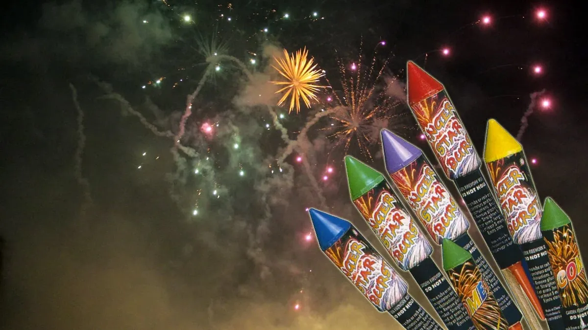 vuurwerk vuurpijlen