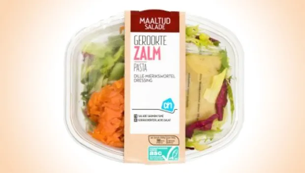 waarschuwing maaltijd salade ah zalm pasta met ei