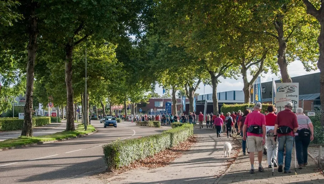 wandelaars avondvierdaagse sittard