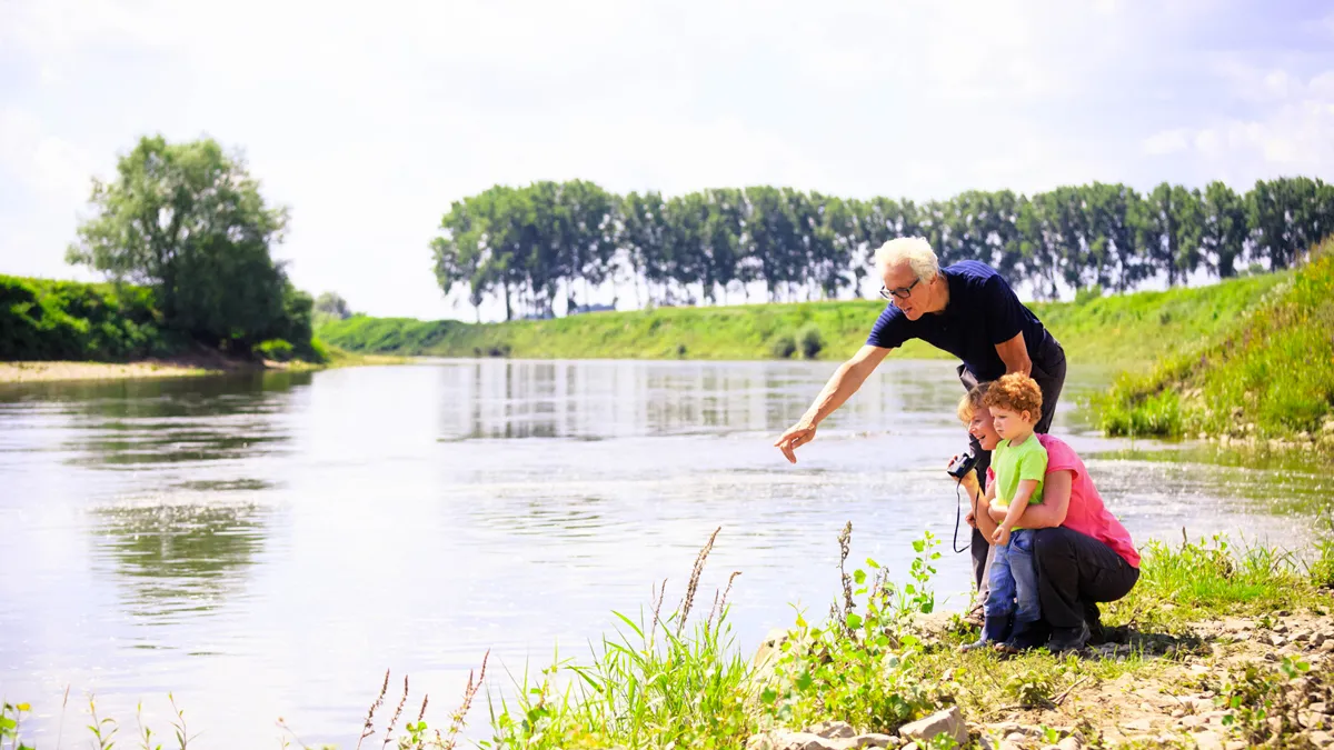 wandelkaart grensmaasvallei