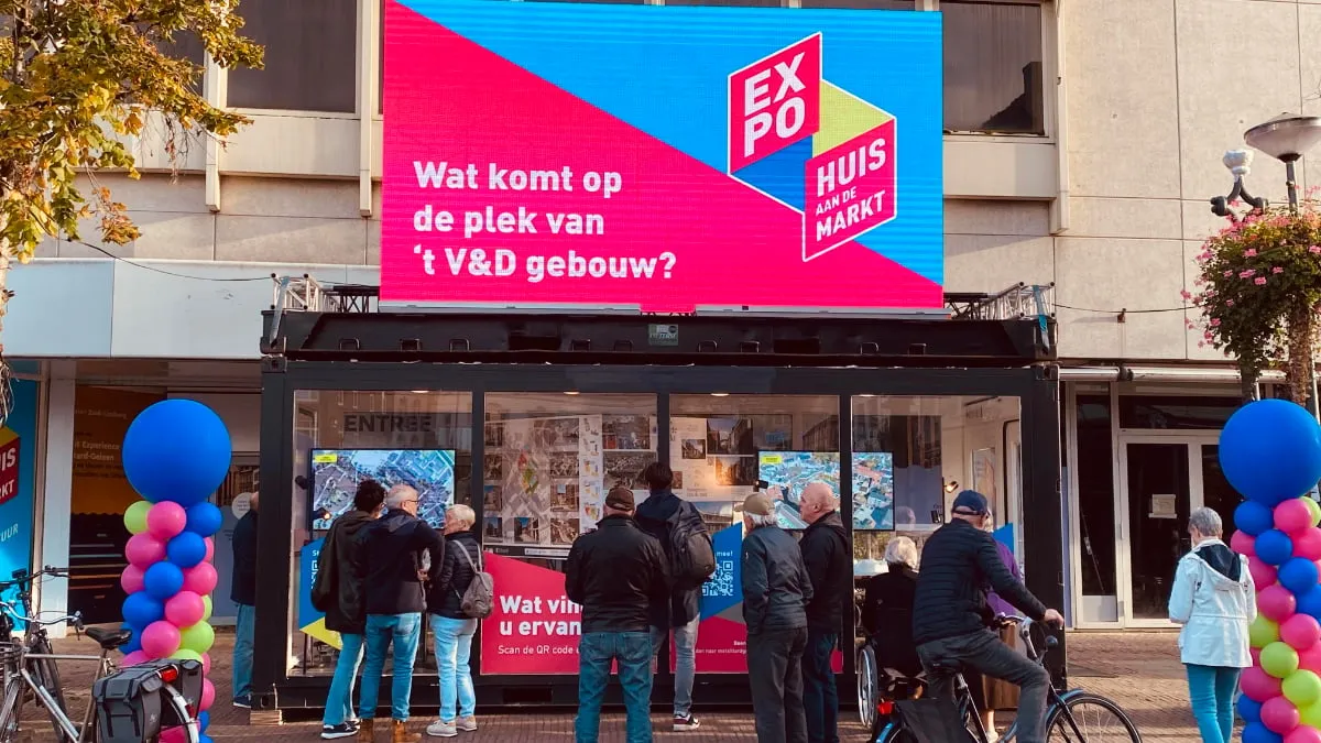 wat komt er op de plek van het vd gebouw