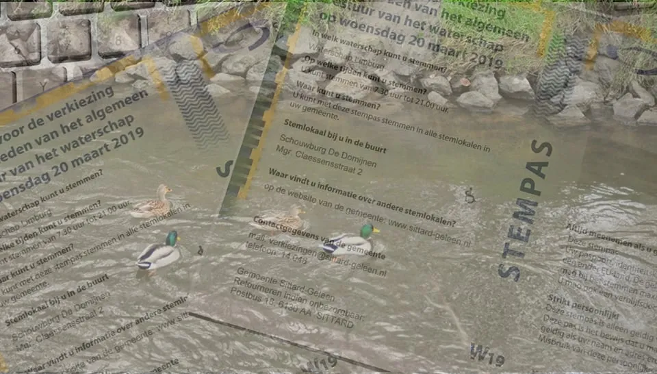 water eendjes stempas waterschapsverkiezingen