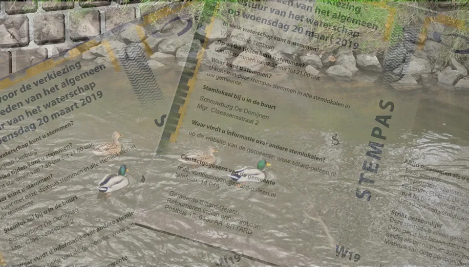 water eendjes stempas waterschapsverkiezingen