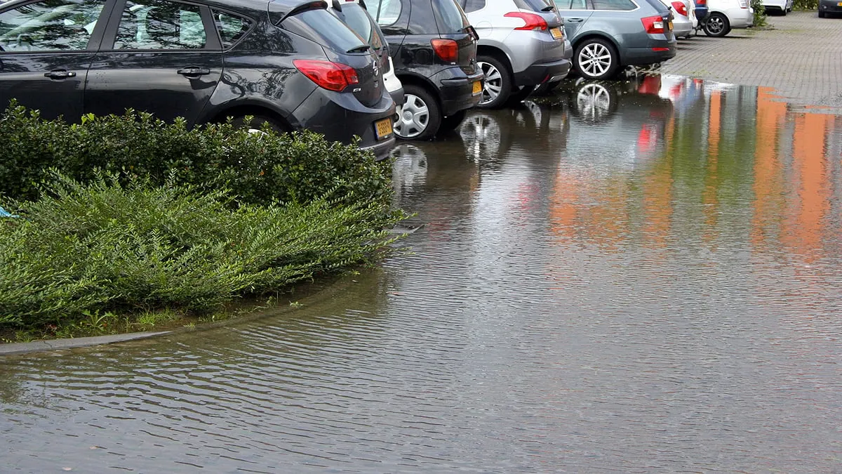 wateroverlast na stortbui