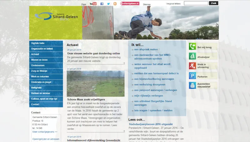 website sittard geleen