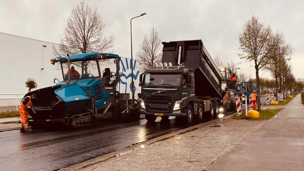 werkzaamheden dr nolenslaan nieuw asfalt