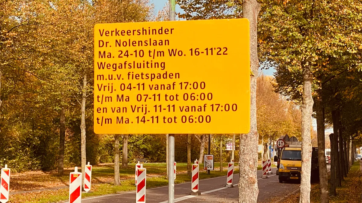 werkzaamheden dr nolenslaan