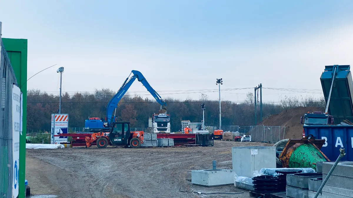 werkzaamheden spoortunnel lintjesweg november 2021