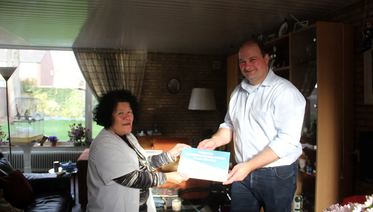 wethouder verzilvert voucher