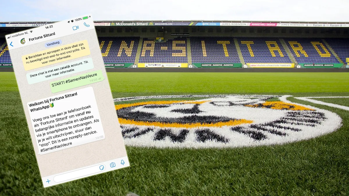 whatsapp service fortuna sittard