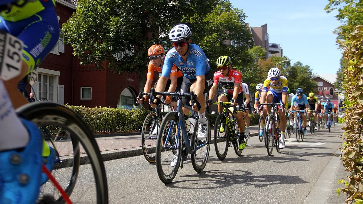 wielerwedstrijd in sittard
